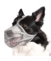 Dog Muzzle, Soft Mesh Muzzle For Small Medium Large Dogs Labrador German Shepherd, Breathable Adjustable Muzzles For Biting, Chewing, Scavenging And Poisoned Bait, Allows Panting And Drinking