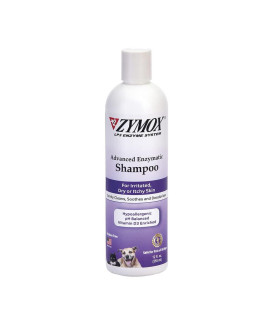 Zymox Advanced Enzymatic Shampoo For Dogs And Cats 12 Oz.