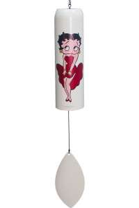 Spoontiques Betty Boop Bell Wind Chime - Garden Dacor - Decorative Chimes For Yard And Garden Decoration