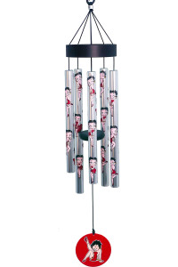Spoontiques Betty Boop Wind Chime - Garden Dacor - Decorative Chimes For Yard And Garden Decoration (14113)