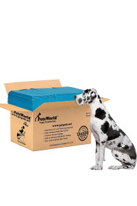 PETSWORLD Great Dane's Giant Dog Training & Potty Pads, 36"x36" inch, 100 Ct |Gigantic Pet Pee Pads Super Absorbent & Leak-Proof