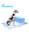 PETSWORLD Great Dane's Giant Dog Training & Potty Pads, 36"x36" inch, 100 Ct |Gigantic Pet Pee Pads Super Absorbent & Leak-Proof