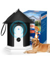 Anti Barking Device, Ultrasonic Dog Barking Deterrent with 4 Modes Harmless to Dogs, Training Tools Up to 50 Ft Range and Stop Dog Barking Device, Outdoor Bark Control Device Weatherproof Birdhouse