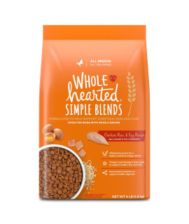 WholeHearted Simple Blends Chicken, Rice & Egg Recipe Dry Dog Food, 4 lbs.