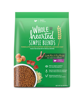 WholeHearted Simple Blends Lamb, Rice & Egg Recipe Dry Puppy Food, 22 lbs.