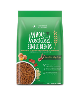 WholeHearted Simple Blends Lamb, Rice & Egg Recipe Dry Dog Food, 4 lbs.