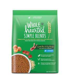 WholeHearted Simple Blends Lamb, Rice & Egg Recipe Large Breed Dry Dog Food, 22 lbs.