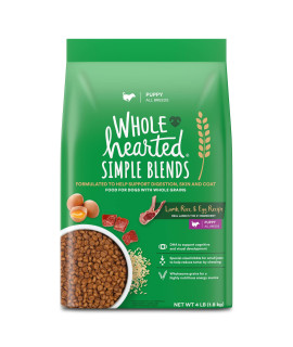 WholeHearted Simple Blends Lamb, Rice & Egg Recipe Dry Puppy Food, 4 lbs.