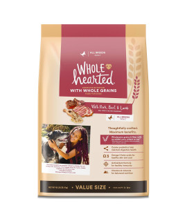 WholeHearted Petco Brand Whole Grains with Pork, Beef & Lamb Dry Dog Food, 45 lbs.