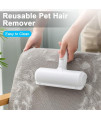 Pet Hair Remover Roller, Quickly Removes Dog Hair and Cat Hair from Furniture, Reusable Cat Pet Dog Brush Pet Hair Remover lint, Dog Hair Remover for Couch Portable Animal Fur Removal Tool