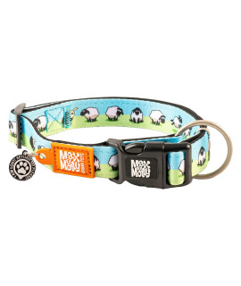Max & Molly Dog & Puppy Collar With Power Buckle, Fun Style For Small, Medium, Large Dogs & Puppies, Waterproof, Comfortable, Adjustable, Includes Gotcha Qr Code Pet Id
