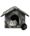 Furbulous Collapsible Outdoor Cat House For Cats And Puppies, Pet Shelter Outdoor Waterproof, Cold And Windproof, Scratch-Resistant, Easy To Assemble Stray Cats Shelter(S)