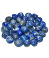 Ainuosen 2Lbs Natural Polished Tumbled Lapis Lazuli Healing Crystals Stones 08-12 Inch,Decorative Plant Rocks,Pebbles, Marbles For Vases Pots Indoor,Feng Shui,Home Decor,Reiki,Chakra