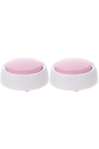 Mipcase 2Pcs Buttons Toy For Recordable Sound Training Dog Buzzers Speech Answer Educational Button To Recorder Battery Potty And Without Practical Pet Buzzer Buzzer, Teach Voice Talking