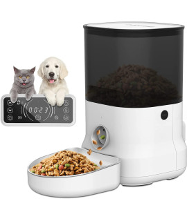 Dogness 4L Automatic Cats And Dogs Programmable Automatic Timed Feeder (White)A