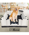 EZWHELP EZCLASSIC Whelping Box for Dogs and Puppies - Indoor Dog Whelping Pen with Rails - Sanitary Dog Whelping Box - Puppy Playpen for Large or Small Puppies - Whelping Supplies Kit 28 x 28 Black