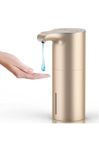 Yikhom Automatic Liquid Soap Dispenser, 5 Level Adjustable Touch-Free Motion Sensor Soap Pump Dispenser, 1537Oz Electric Soap Dispenser, Waterproof Pump For Bathroom Kitchen, Usb C Rechargeable