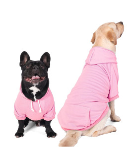 Furryilla Pet Clothes For Dog, Dog Hoodies Sweatshirt With Leash Hole For Medium Large Dogs (Pink Dog Hoodie, Xx-Large)