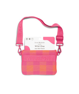 Wild One, Limited Edition, Designer Collection, Pink Treat Pouch, Made From Recycled Knit, The Perfect Accessory For Dog Training