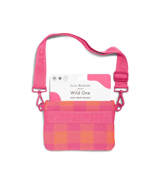 Wild One, Limited Edition, Designer Collection, Pink Treat Pouch, Made From Recycled Knit, The Perfect Accessory For Dog Training