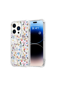 Bvhfydu Designed For Iphone 14 Pro Case Phone Case Cute Cartoon Slim Soft Tpu Crystal Clear Shockproof Protective Bumper Phone Case For Iphone 14 Pro 61 Inch - Crystal Clear