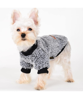 Dog Sweater - Dog Sweaters For Small Dogs - Small Dog Sweater - Dog Winter Clothes - Fleece Dog Sweater- Xs Dog Sweater - Pet Doggie Sweaters For Small Dogs (X-Small, Black)