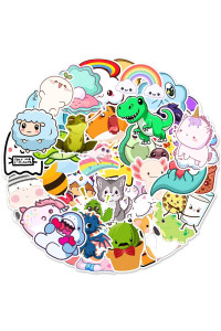 50 Pcs Funny Vinyl Stickers Pack, Cartoon Animal Stickers For Laptop,Phone,Water Bottles,Computer,Bumper Wall,Hydro Flask, Diy Decor For Women Men Teen Girls Adult