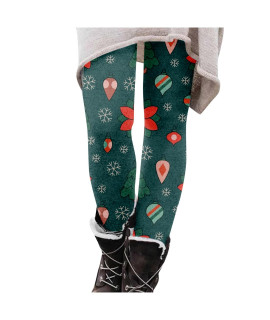 Yutanral Christmas Pajama Pants For Women,Fall Winter 2022 Casual Slim Comfy Warm Leggings Womens Fashion Print Stretchy High Waist Yoga Pants Workout Leggings Y2K Clothing(A Green,3X-Large)