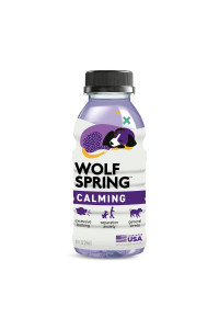 Wolf Spring Calming Food Topper 6 Pack - Dog Anxiety Relief - Calming Treats For Dogs - Natural Food Topper Dog Calming Treats For Anxiety - Reduce Anxious Behavior & Promote Relaxation
