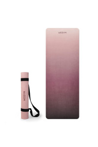 Wegym Womens Yoga Mat 4 Mm Large Exercise Mat For Home Workout Hot Yoga Pilates Pinka