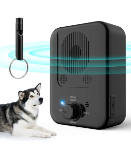 Dog Barking Control Devices, 3 Frequencies Anti Barking Device, 33Ft Ultrasonic Stop Dog Barking Deterrent Device, Rechargeable Anti Dog Barking Control Devices Indoors Outdoors Bark Control Device