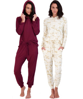 4 Piece: Womens Plus Just My Size Hoodie Jogger Lounge Sets Outfits For Women Sweatpants Sweatsuits Two Track Suits 2 Sexy Sweat Clothing Cute Trendy Joggers Matching Suit Pajama Sweats - Set 1, 2X
