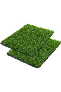 Ssriver Artificial Grass For Dogs Pee Tray Fake Grass Mat For Professional Puppy Potty Trainer Replacement Dog Grass Pad For Indoor And Outdoor (296X197 Inch(Pack Of 2))