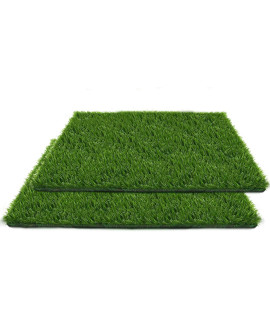 Ssriver Artificial Grass For Dogs Pee Tray Fake Grass Mat For Professional Puppy Potty Trainer Replacement Dog Grass Pad For Indoor And Outdoor (256X197 Inch(Pack Of 2))
