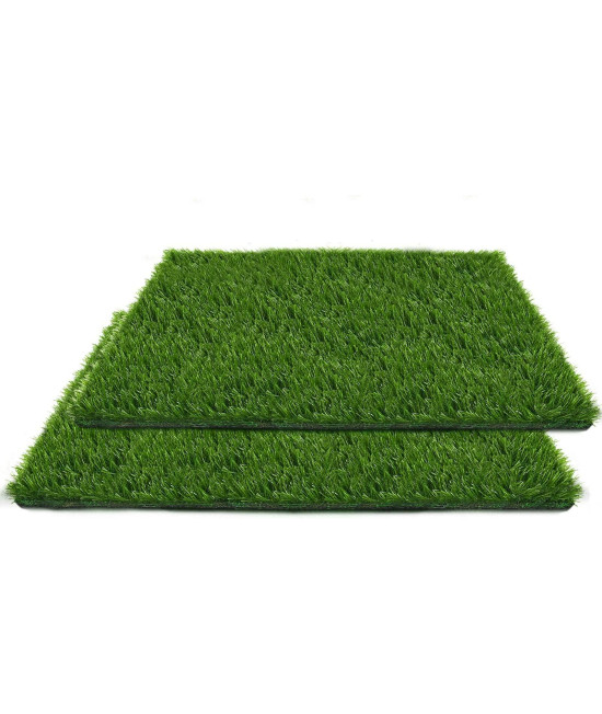 Ssriver Artificial Grass For Dogs Pee Tray Fake Grass Mat For Professional Puppy Potty Trainer Replacement Dog Grass Pad For Indoor And Outdoor (256X197 Inch(Pack Of 2))