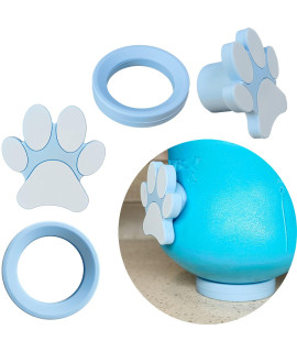 Homdsg Silicone Plug And Stand For Dog Treat Toy (Size: L & Xl), Includes Paw Stopper And Round Holder Only, 2 Pack