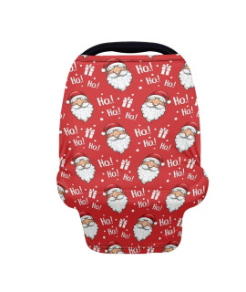 Zfrxign Cute Christmas Car Seat Covers Baby Infant Car Seat Canopy Boys Girls Baby Carrier Covers For Newborn Carseatstrollershopping Carthigh Chair Santa Claus Red