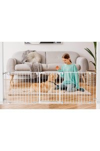 Kfvigoho, Baby Gate Playpen, 35-80 Extra-Wide Gate For Stairs, Dog-Gate With Auto-Close Door, Double Locking System, Hardware Mounting, Quick Assembly