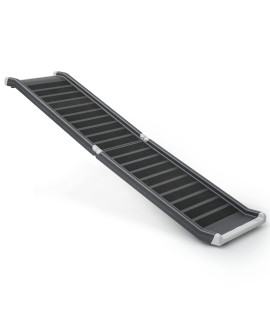 MoNiBloom Portable Folding Pet Ramp Lightweight Foldable Dog Ladder for Trunk Back Seat Ladder Step Car SUV, Easy Storage