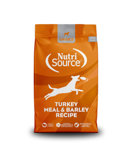 Nutrisource Choice Dog Food, Made With Turkey & Barley, 30 Lb, Dry Dog Food