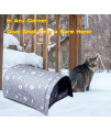 Cat Houses for Outdoor Cats, Outdoor Stray Cats Dogs Shelter House for Winter, Weatherproof Waterproof Rainproof Foldable Thicken, Feral Cats Dogs Tent Cabin Shelter Home Keep Warm for Outdoor Indoor