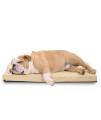 K9 Ballistics Tough Orthopedic Dog Crate Pad - Washable, Durable And Water Resistant Dog Crate Mat - Medium Orthopedic Dog Bed, 35X22, Sandstone
