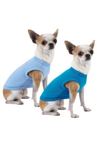 Sychien Dog Blank Blue Shirt,Boy Girl Dogs Cats Tee Shirts,Plain Extra Small Chihuahua T-Shirt,Xs Blue Royal