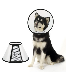 Dcezaetn Dog Cone Adjustable Pet Cone Dog Recovery Collar Comfy Soft Dog Cone Collar For After Surgery Elizabethan Collar Practical Neck Cove Wound Healing For Largemediumsmall Dogs Cat (Xs)