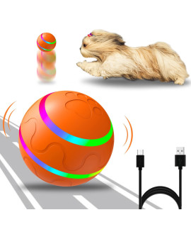 BigTuto Interactive Dog Ball Toys, Active Rolling Ball for Indoor Dogs/Cats with Motion Activated/USB Rechargeable, Moving Bouncing Ball pet Puzzle Toy
