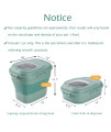 MojPet Collapsible Dog Food Storage Container, Pet Cat Large Plastic Pantry Containers 30 Lbs Bin with Lids Airtight, Maze Puzzle Dog Slow Feeder Bowl & Measuring Scoop