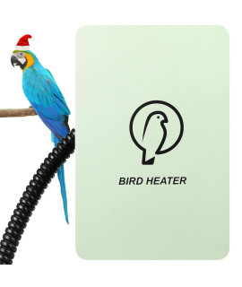 Bird Heater - Snuggle Up Bird Warmer, Bird Heater for Cage, for Exotic Pet Birds 15W African Grey Parakeets Cockatiel Budgies Cockatoo Parrots 120V (BH-2012?5"X8"?)