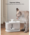 PETLIBRO Upgraded Cat Water Fountain with Wireless Pump, 2.5L/84Fl oz Dockstream Pet Water Fountain for Cats Inside, Easy Cleaning, BPA-Free Cat Drinking Bowl with Two Flow Modes for Cats, Dogs, Pets