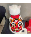 ZSQZJJ British Shorthair cat Clothes Winter cat and Dog Ragdoll pet cat New Year Sweater Winter red Winter Clothes Cute