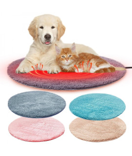 SEPPR Pet Heating Pad, 16in Dog Cat Heating Pad, USB Indoor Pet Heating Pads for Cats Dogs, Electric Pads for Dogs Cats, Pet Heated Mat